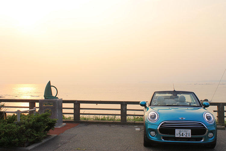 長者ヶ崎の夕景