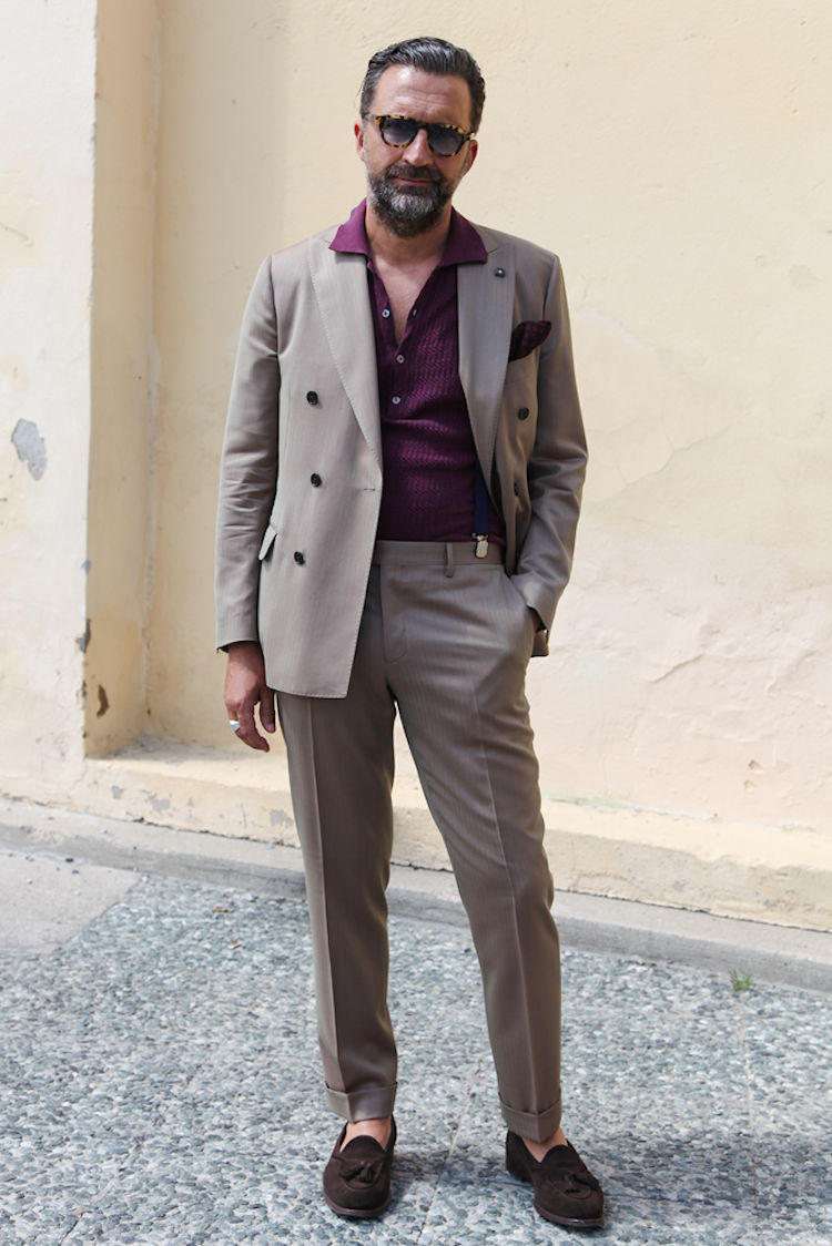 Solaro suit example, from  Instagram ＠pitti_snap_by_beams 