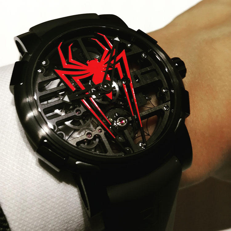 <a href='http://www.mens-ex.jp/column/2018SIHH/180218_15.html' target='_self'>ロマン・ジェローム　RJ X スパイダーマン</a>