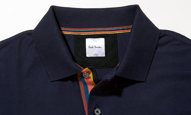 <strong>PAUL SMITH ／ ポール・スミス</strong><br />ちょい見えがお洒落なウラシマ襟。