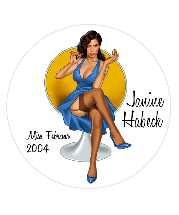 Janine Habeck／Miss Febrnur 2004