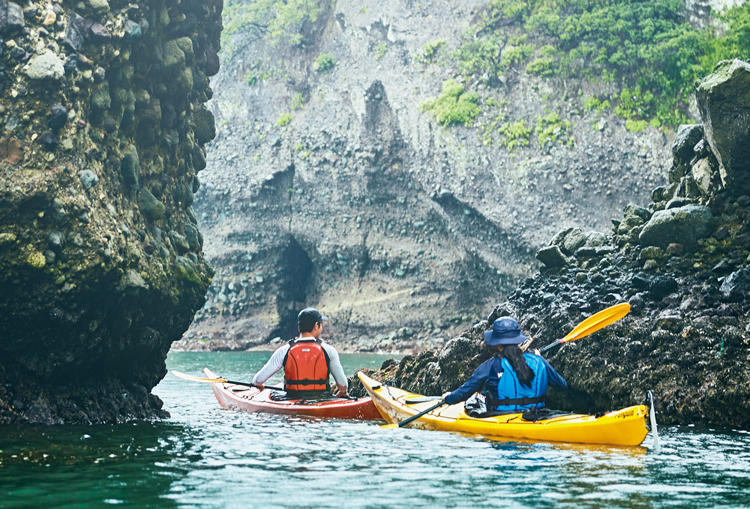 散歩感覚で海上を探検