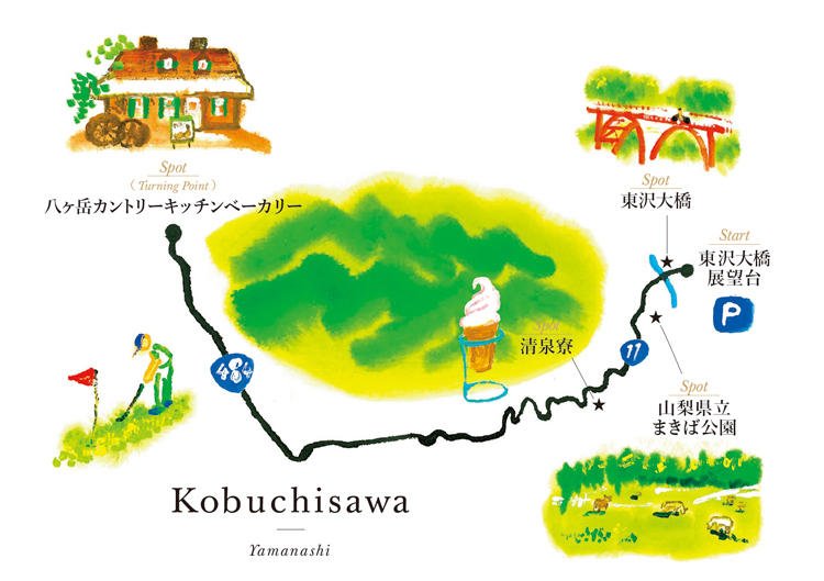 週末出かけたいパンライドROAD MAP