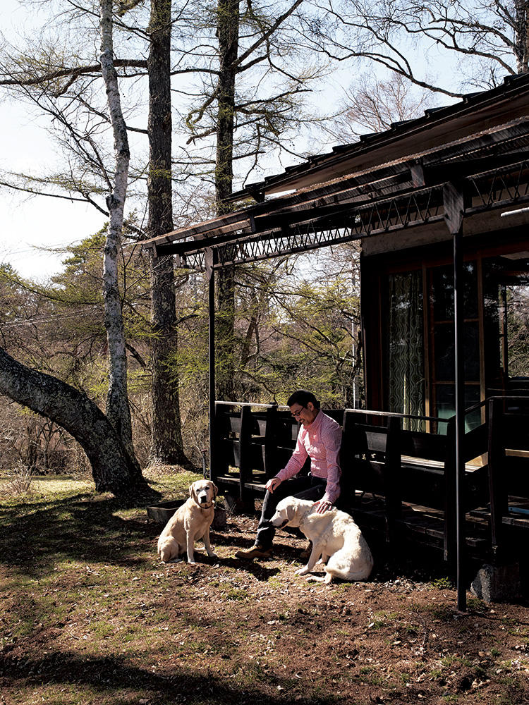 中井貴一さん、蓼科の山の家