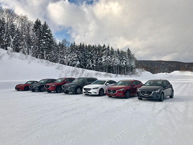 北海道でマツダの雪上試乗を体験