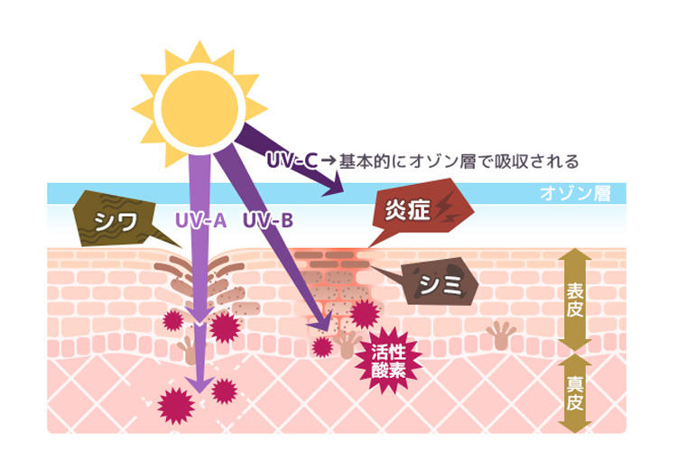 日焼けのアフターケア