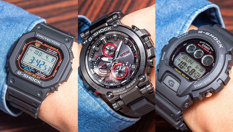 今一番売れているG-SHOCK 10本