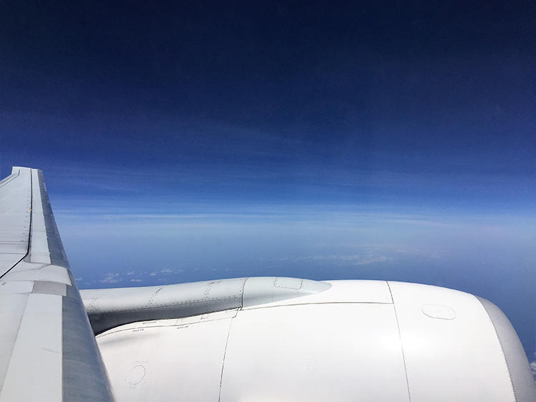 飛行機からの眺め
