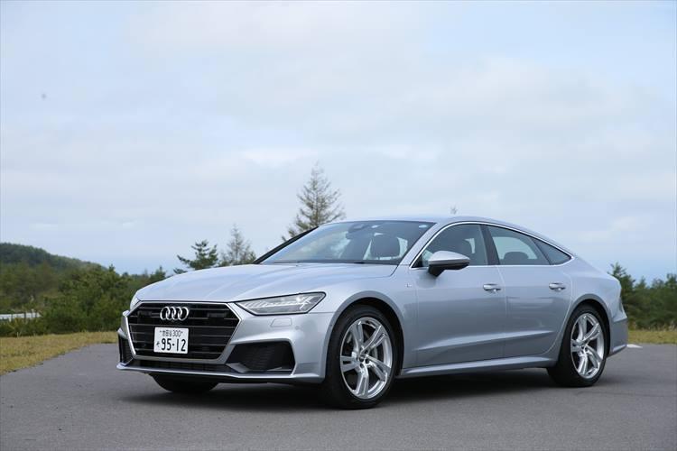 アウディのプレミアムスポーツ 4ドアクーペAudi A7 Sportbackのフロント