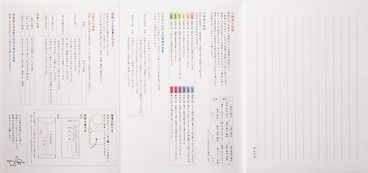 「手紙がすぐ書ける便箋」