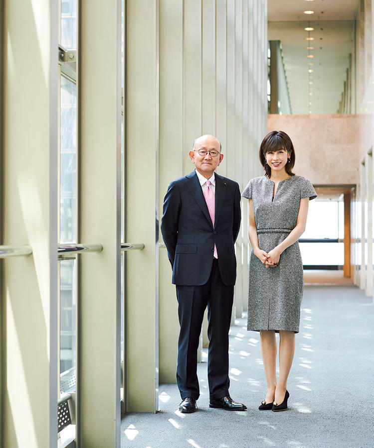 加藤 綾子さん、岡藤正広さん