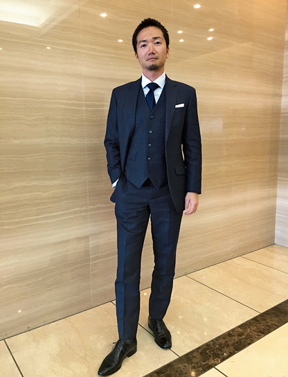 HACKETT   スーツ　スリーピース　メンズ