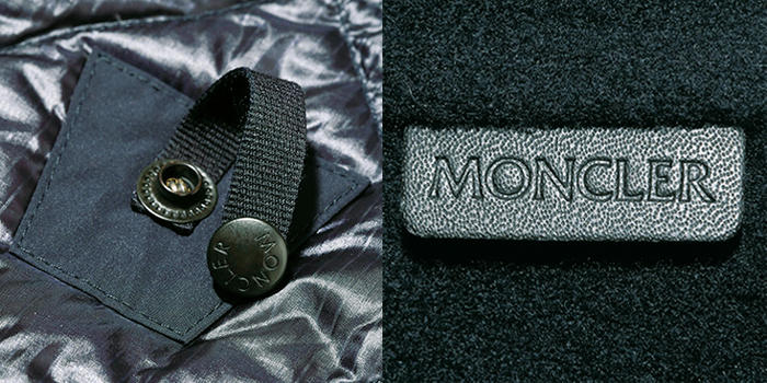 MONCLERの最小限の装飾