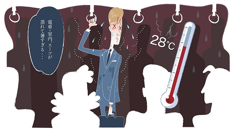 電車の中