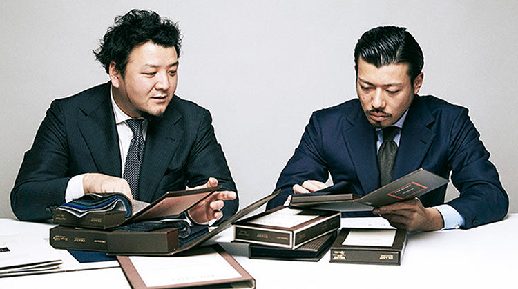 テーラー 直井茂明さんと山口信人さん