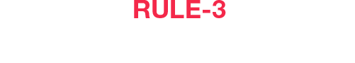 [RULE-3] 持ち物の色数を最小限にする