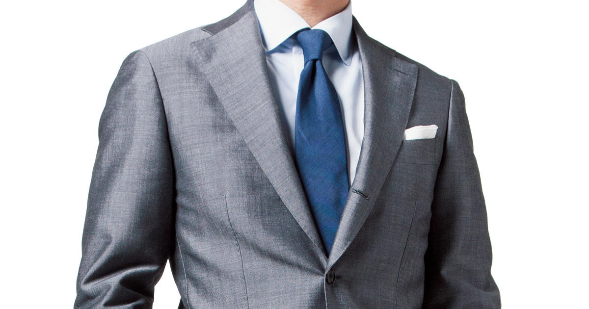 【美品】ブリッラペルイルグストDORMEUILスーパーブリオスーツグレー Brilla per il gusto（ブリッラ ペル イル グスト）DORMEUIL