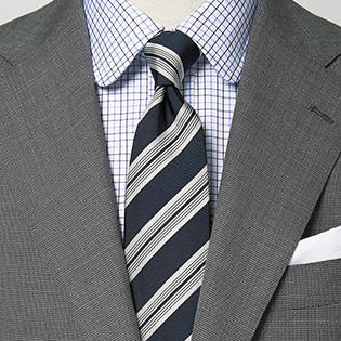 【１分で分かるスーツのお洒落】柄×柄の組み合わせで、うるさくならないようにするには？