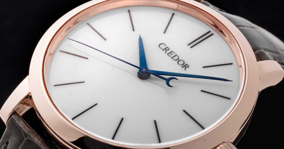 SEIKO セイコー　18K 時計 セイコーにおける薄型メカニカルウオッチの原点、＜ゴールド