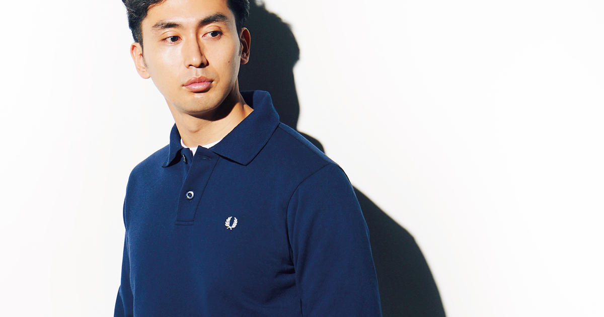 襟”を正せる紳士なスウェット【フレッドペリー】のポロ襟スウェット