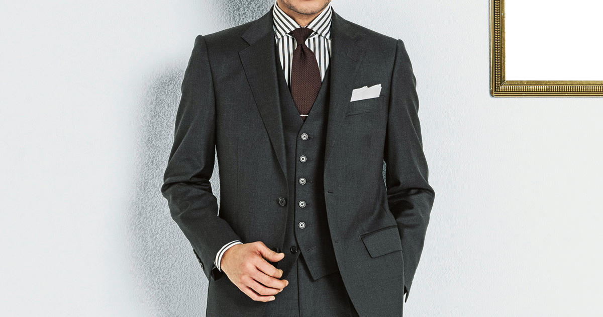ここぞの勝負スーツはスリーピースが好印象 リアルビジネスマンの 今年勝てたスーツ 1 Men S Ex Online