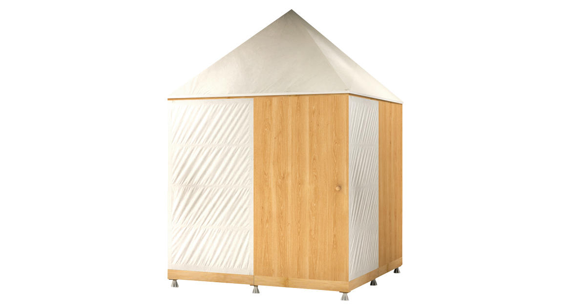 Amazon | 木製犬小屋/屋外用ドッグハウス/天然木/防水仕様/木製