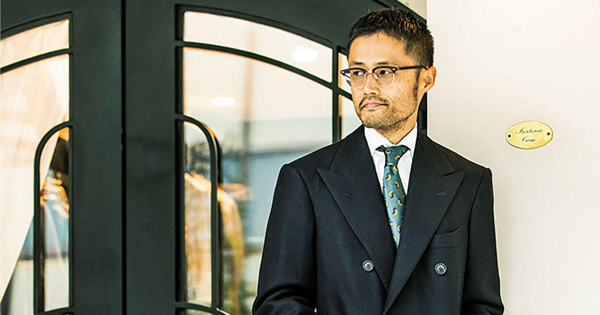 長く愛せるアウターの究極はビスポークコート【実例＃2 上木規至さん
