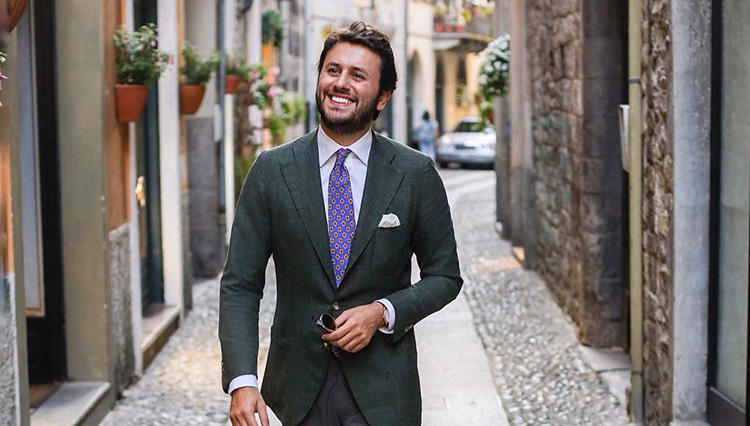 ブログ「The Bespoke Dudes」主宰者ファビオ・アタナシオさん　@fabioattanasio