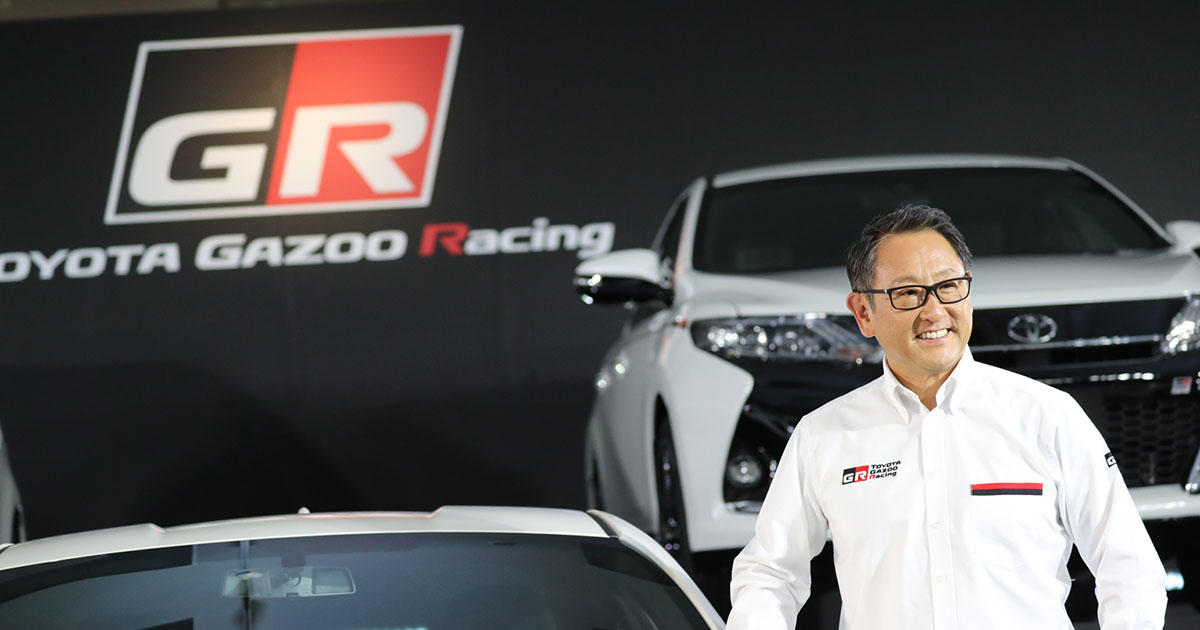 TOYOTA GAZOO Racing トヨタの社長さんのサイン入り TOYOTA GAZOO
