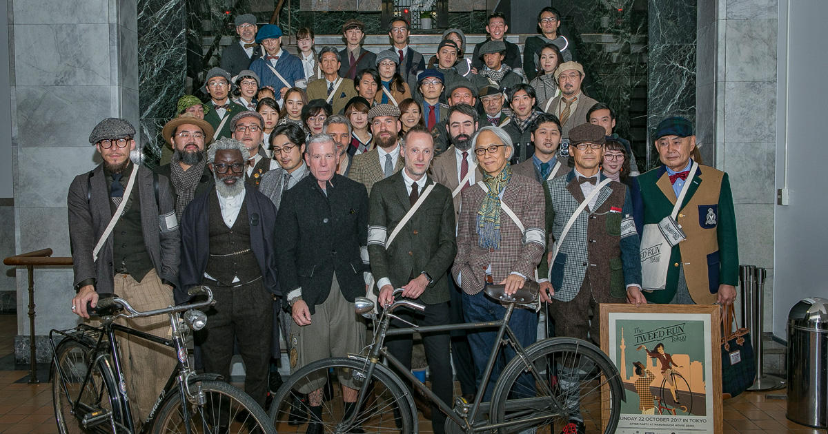 英国ファッションと自転車好きの祭典、「ツイードラン 東京 2017