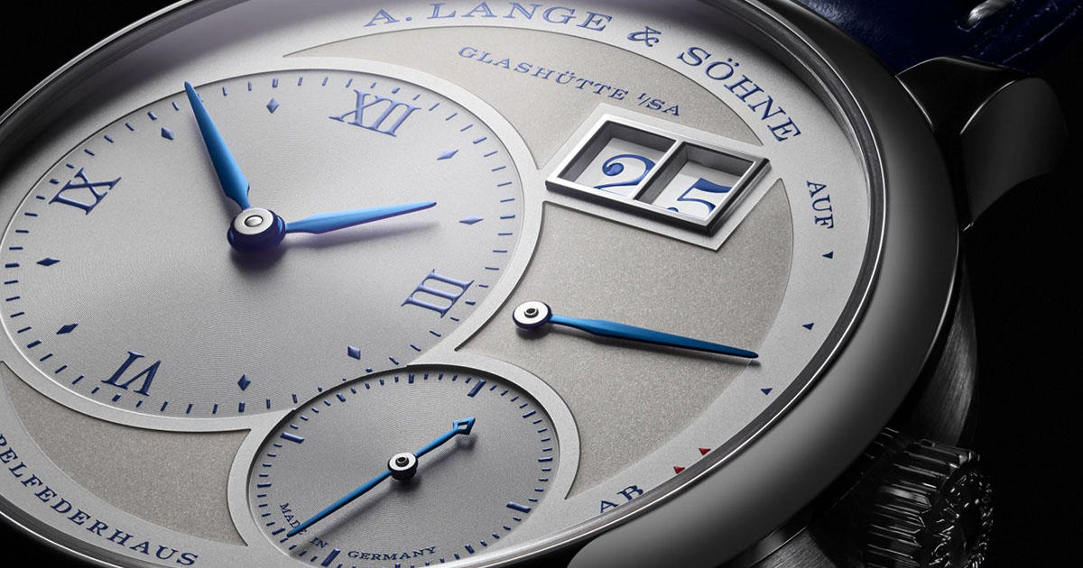 A.ランゲ＆ゾーネの傑作「ランゲ1」誕生25周年を祝う、ブルーの