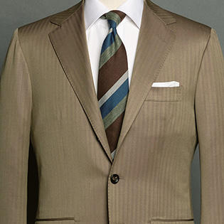 仕事にカーキ色のスーツってありですか？【1分で出来るスーツのお洒落】