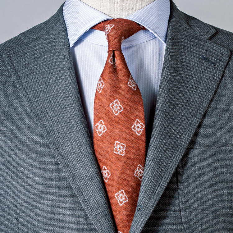 グレーのスーツを明るく爽やかに見せるには？【1分で出来るスーツのお洒落】