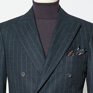 ダブルスーツを柔らかに見せるには？【1分で出来るスーツのお洒落】