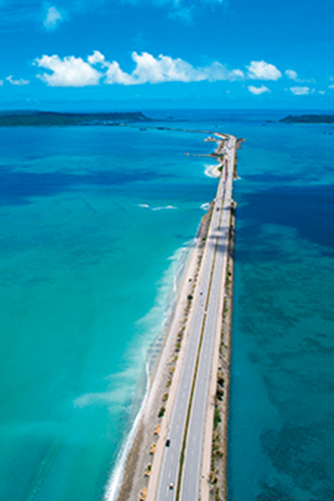 海中道路