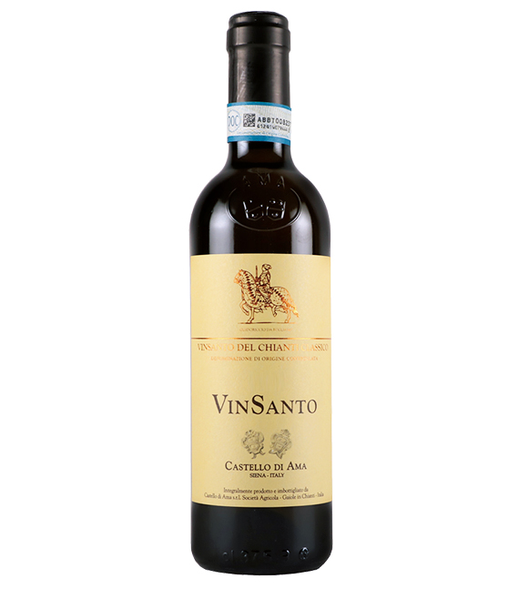 <p><strong>Vinsanto［ヴィンサント］<br />
イタリアに伝わる“聖なるワイン”</strong></p>
<p>イタリア語で“聖なるワイン”を意味するお酒。写真はキャンティ・クラシコの名門が手がけたもので、甘みと酸味のバランスが絶品。「カステッロ・ディ・アマ ヴィンサント2013」375ml 6000円（エノテカ）</p>
