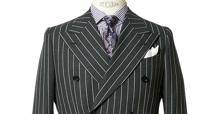 目玉！Sartoria Ypsilon 身体の動きに柔軟に追従＆復元する快楽生地3D WOOL/目指すはエレガントな軽やかさ/大人の色気ワイドラペルダブル48
