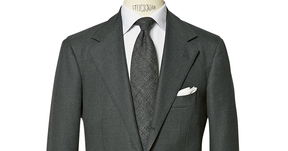 肩から上襟への直線的ラインの美しさは必見！「サルトリオ