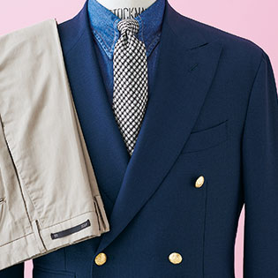 「仕事でデニムシャツ」きちんと感を出すには？【1分で出来るスーツのお洒落】