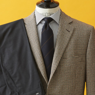 柄モノ同士を上手く組み合わせるコツ【1分で出来るスーツのお洒落】