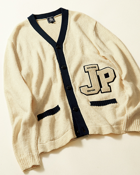 Lettered Cardigan