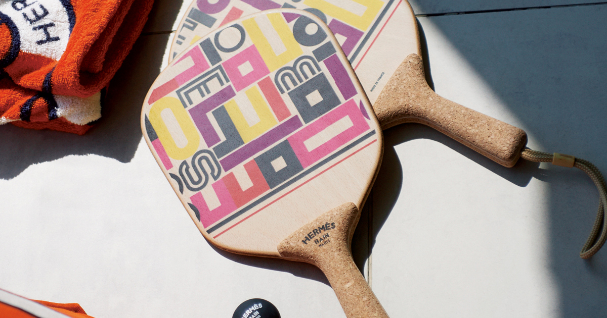 エルメスが作ると「遊びの道具」だって、ほらこんなにエレガント