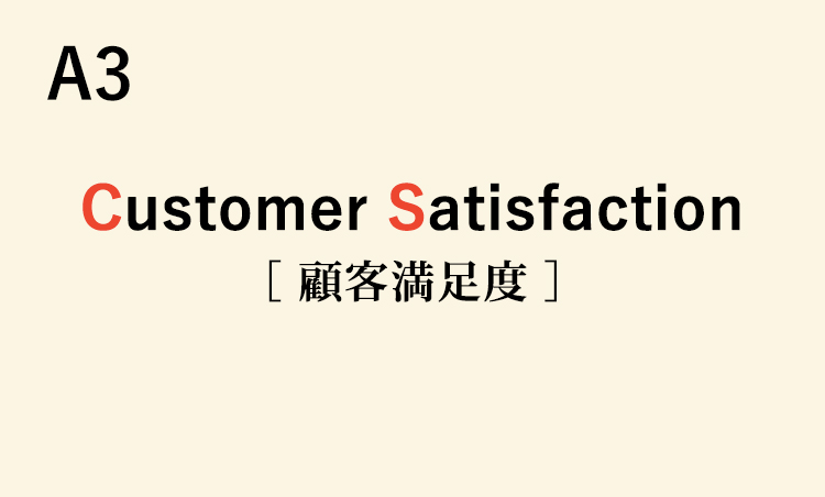 <p>企業が提供する商品やサービスに対して顧客が満足すること。またはその度合い。<br />
<strong>【用例】CSのさらなる向上のために、現状のサービスを見直す会議を行う。</strong></p>
