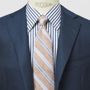 仕事服の基本「ストライプ柄」の正しい着こなし【1分で出来るスーツのお洒落】