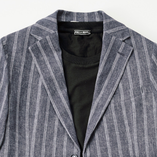 ノータイジャケットは「黒」で締めると上手くいく？【1分で出来るスーツのお洒落】