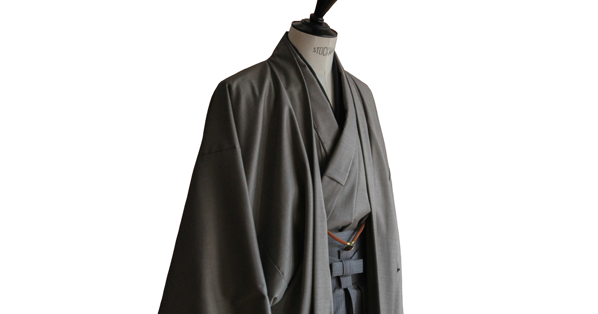 オーダースーツ専門店で作る、スーツ服生地のオーダー和服【ひと言