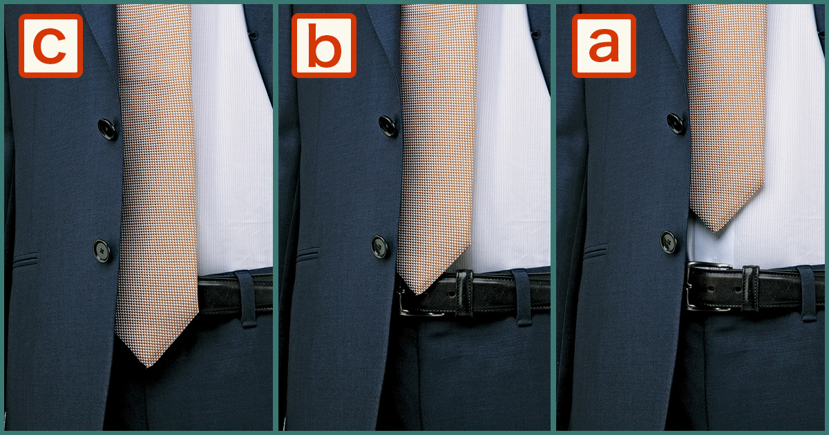 1分で読めるドレス学】正しいネクタイの長さを知っていますか