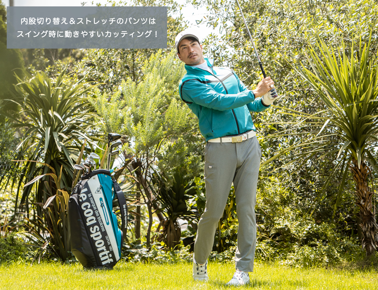 2ゴルフポロ＋Pants＝ゴルフ