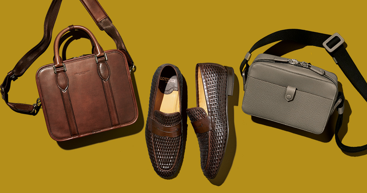 阪急3店舗限定のブリーフバッグとコンパクトウォレット