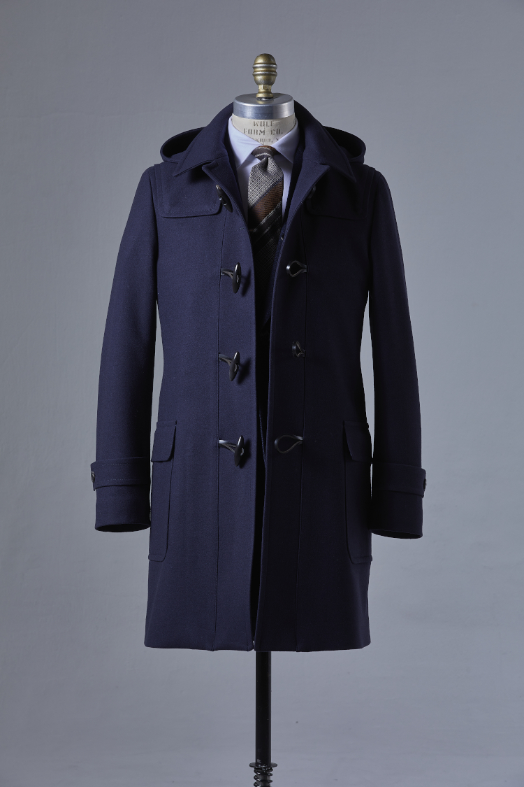 【美品】azabu tailor✨麻布テーラー✨グレー ダッフルコートjet ダッフルコートはロング丈で｜名古屋栄店のスタッフブログ｜オーダー